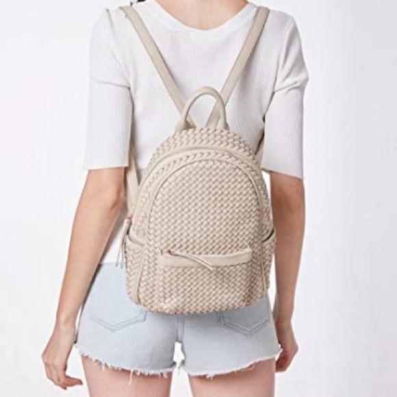 Backpack Purse Woven Trendy Stylish Casual Handbag main image 8